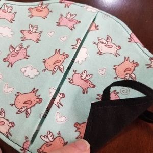 When Pigs Fly Two Layer Facemask Hand Made